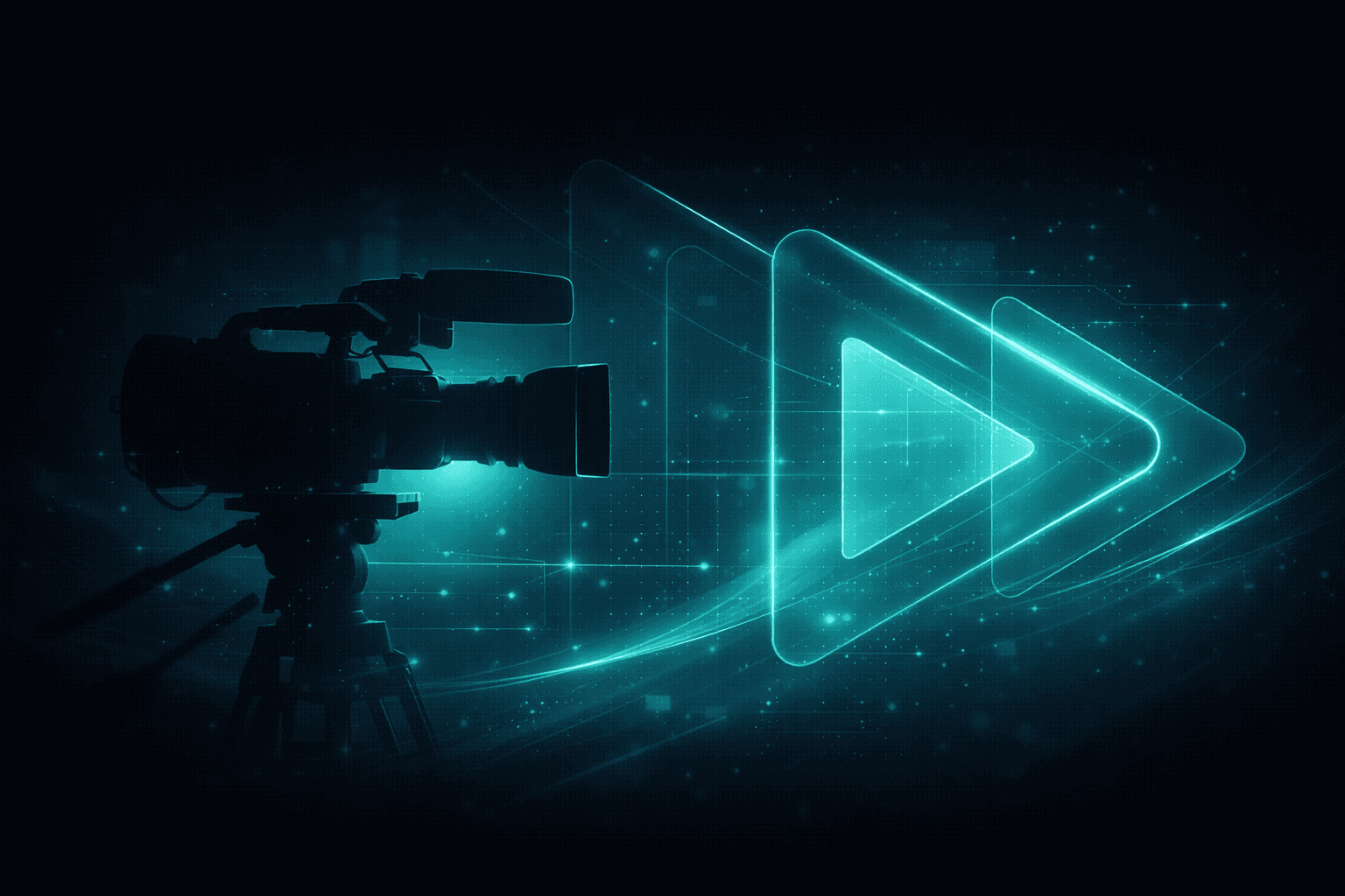 Video production and marketing creative background